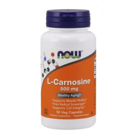 L-Carnosine NOW Foods 500mg - 50 wegetariańskich kapsułek