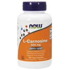 L-Carnosine NOW Foods 500mg - 100 wegetariańskich kapsułek