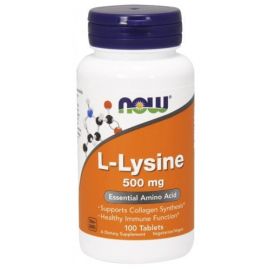 L-Lysine NOW Foods 500mg - 100 tabletek