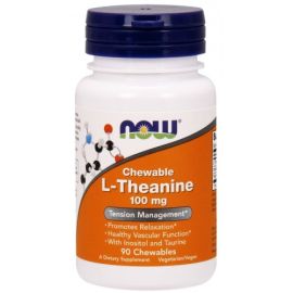 L-Theanine with Inositol and Taurine NOW Foods 90 chewables