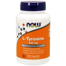 L-Tyrosine NOW Foods 500mg - 120 kapsułek