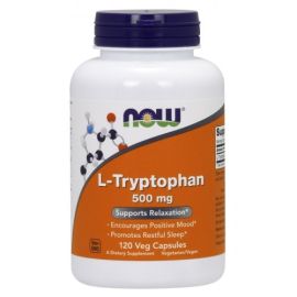 L-Tryptophan NOW Foods 500mg - 120 wegetariańskich kapsułek