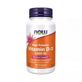 Vitamin D-3 NOW Foods 1000 IU - 180 softgels