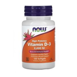 Vitamin D-3 NOW Foods 2000 IU - 120 softgels