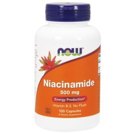 Niacinamide NOW Foods 500mg - 100 kapsułek