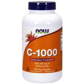 Vitamin C-1000 with 100mg Bioflavonoids NOW Foods 250 wegetariańskich kapsułek