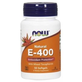 Vitamin E-400 NOW Foods 50 softgels