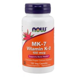 MK-7 Vitamin K-2 NOW Foods 100mcg - 120 wegetariańskich kapsułek