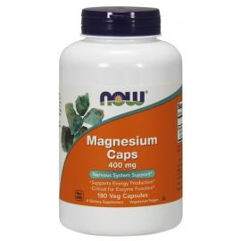 Magnesium NOW Foods 180 wegetariańskich kapsułek