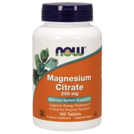Magnesium Citrate NOW Foods 200mg - 100 tabletek