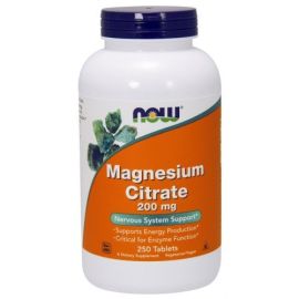 Magnesium Citrate NOW Foods 200mg - 250 tabletek