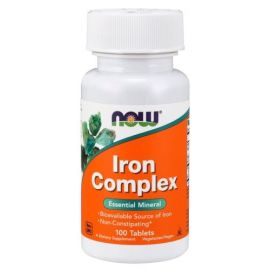 Iron Complex NOW Foods 100 tabletek