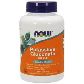 Potassium Gluconate NOW Foods 99mg - 250 tabletek