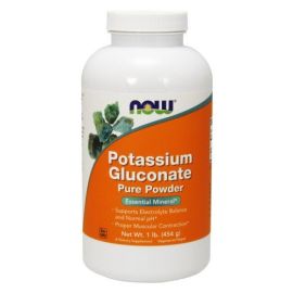 Potassium Gluconate NOW Foods Pure Powder - 454 grams