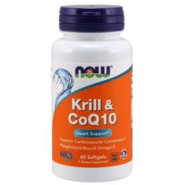 Krill & CoQ10 NOW Foods 60 softgels