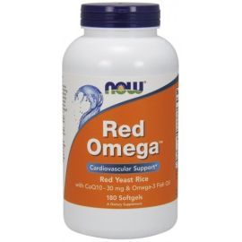 Red Omega (Red Yeast Rice) NOW Foods 180 softgels
