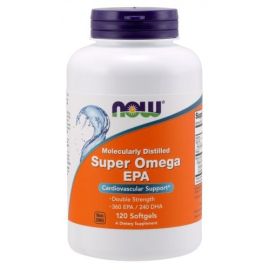 Super Omega EPA Molecularly Distilled NOW Foods 120 softgels