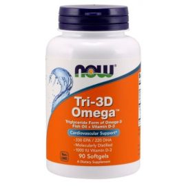 Tri-3D Omega NOW Foods 90 softgels