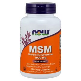 MSM Methylsulphonylmethane NOW Foods 1000mg - 120 wegetariańskich kapsułek