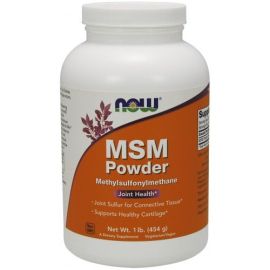 MSM Methylsulphonylmethane NOW Foods Powder - 454 grams