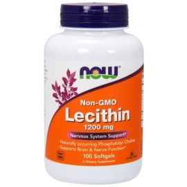 Lecithin NOW Foods 1200mg Non-GMO - 100 softgels