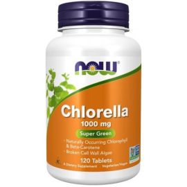 Chlorella NOW Foods 1000mg - 120 tabletek