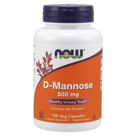 D-Mannose NOW Foods 500mg - 240 wegetariańskich kapsułek