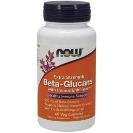Beta-Glucans with ImmunEnhancer NOW Foods 60 wegetariańskich kapsułek