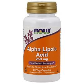 Alpha Lipoic Acid NOW Foods 250mg - 60 wegetariańskich kapsułek