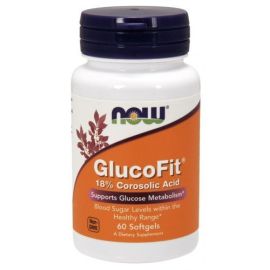 GlucoFit NOW Foods 60 softgels
