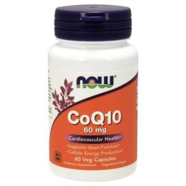 CoQ10 NOW Foods 60mg - 60 wegetariańskich kapsułek