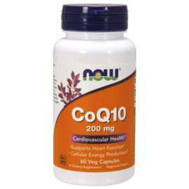 CoQ10 NOW Foods 200mg - 60 wegetariańskich kapsułek