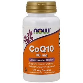 CoQ10 NOW Foods 30mg - 120 wegetariańskich kapsułek