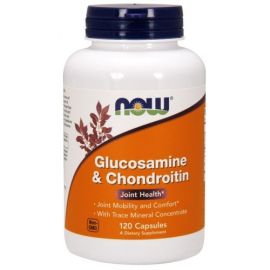 Glucosamine & Chondroitin with Trace Mineral Concentrate NOW Foods 120 kapsułek