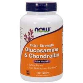 Glucosamine & Chondroitin Extra Strength NOW Foods 120 tabletek