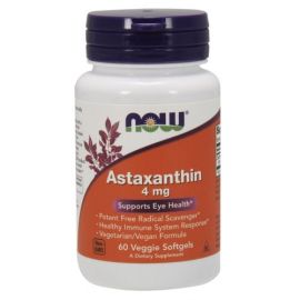 Astaxanthin NOW Foods 60 veggie softgels