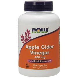 Apple Cider Vinegar NOW Foods 450mg - 180 wegetariańskich kapsułek