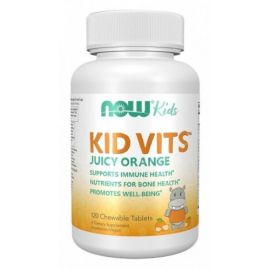 Kid Vits NOW Foods Juicy Orange - 120 chewables