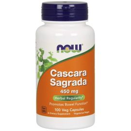 Cascara Sagrada NOW Foods 450mg - 100 wegetariańskich kapsułek