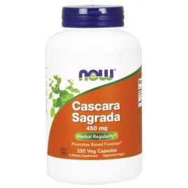 Cascara Sagrada NOW Foods 450mg - 250 wegetariańskich kapsułek