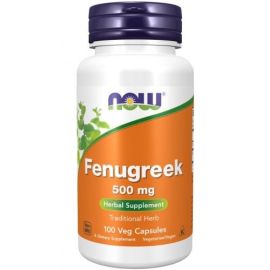 Fenugreek NOW Foods 100 wegetariańskich kapsułek