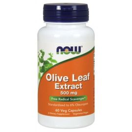 Olive Leaf Extract NOW Foods 500mg - 60 wegetariańskich kapsułek