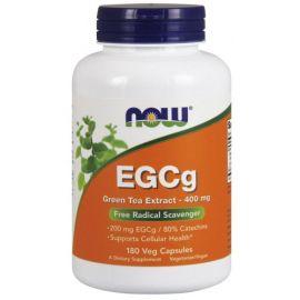 EGCg Green Tea Extract NOW Foods 400mg - 180 wegetariańskich kapsułek