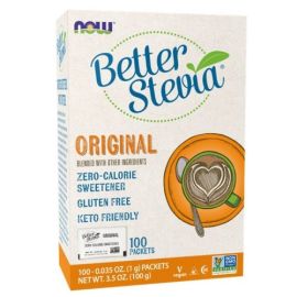 Better Stevia Packets NOW Foods Original - 100 packets