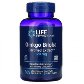 Ginkgo Biloba, Certified Extract Life Extension 365 wegetariańskich kapsułek