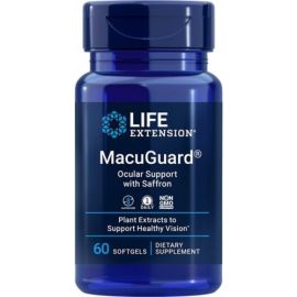 MacuGuard Ocular Support with Saffron Life Extension 60 softgels