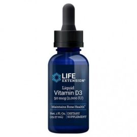 Liquid Vitamin D3 Life Extension 50mcg - 29 ml.