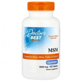MSM with OptiMSM Doctor's Best 1500mg - 120 tabletek