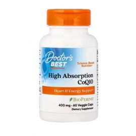 High Absorption CoQ10 with BioPerine Doctor's Best 400mg - 60 wegetariańskich kapsułek
