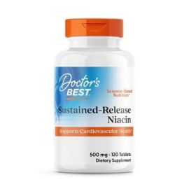 Sustained - Release Niacin Doctor's Best 120 tabletek